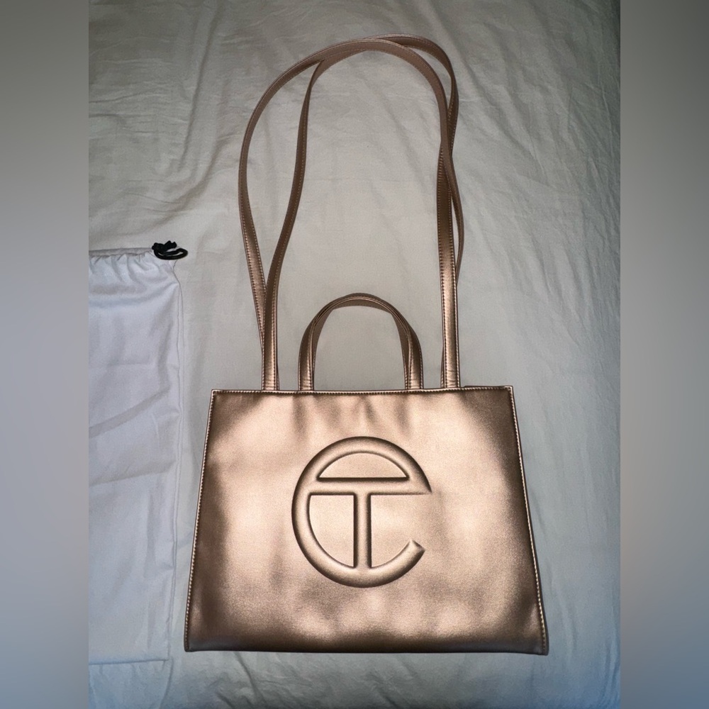 TELFAR Copper Medium Shopping Tote - Like New